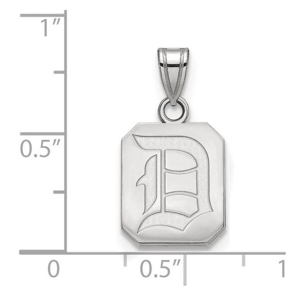 Sterling Silver Duquesne U Small Pendant - Picture 2 of 3